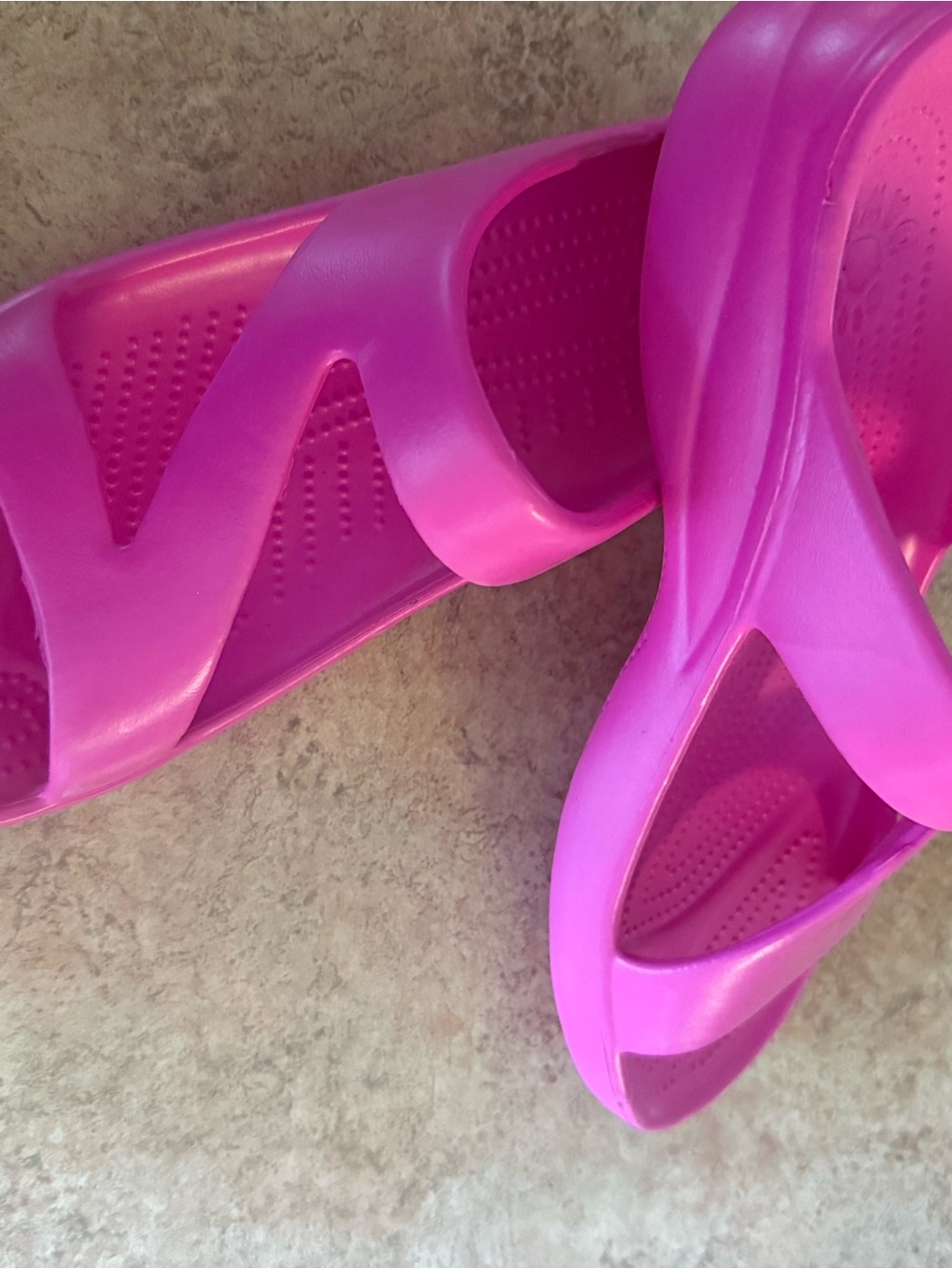 Dawgs Hot Pink Slip-On Sandals